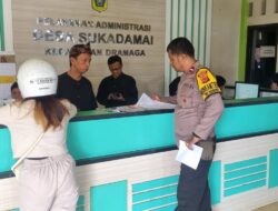 Bhabinkamtibmas Wilayah Hukum Polsek Dramaga Giat Cooling Sistem Silahturahmi Patroli Sambang Kantor Desa Sukadamai