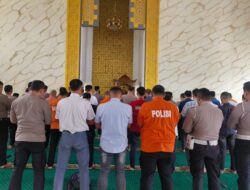 Polres Bogor Dan Jajaran Laksanakan Sholat Ghoib Dalam Mendoakan Personil Bhayangkara Polri Yang Gugur