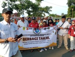 Ikatan Wartawan Online Indonesia DPD Kabupaten Bogor Berbagi Takjil Ramadhan 1446 H