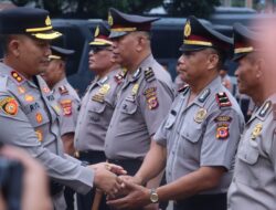 Polres Bogor Gelar Upacara Kenaikan Pangkat Pengabdian Personel TMT 1 Mei 2025