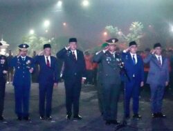 Rudy Susmanto Hadiri Upacara Kehormatan dan renungan suci di Taman Makan Pahlawan Pondok Rajeg