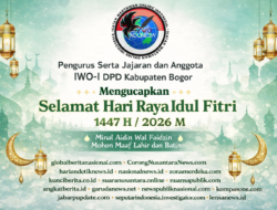 Pengurus, Jajaran, dan Anggota IWO-I DPD Kabupaten Bogor Mengucapkan Selamat Hari Raya Idul Fitri 1 Syawal 1447 H / 2026 M