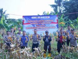 Sat Lantas Polres Bogor Dukung Panen Raya Jagung Serentak Kuartal II Tahun 2026
