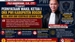 Sikap Bungkam PWI Kabupaten Bogor Tuai Sorotan, Fuji Handriana: “Kepercayaan Publik Harus Dijaga”