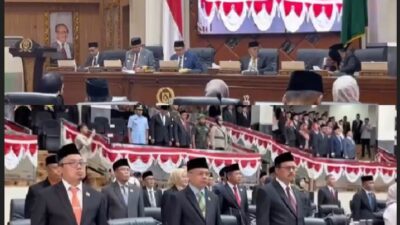 Ketua DPRD Kabupaten Bogor Pimpin Rapat Paripurna Istimewa, Dengarkan Pidato Presiden